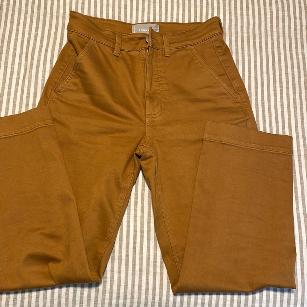 Everlane straight leg cropped pants